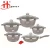 Import Die cast  aluminum non stick  dessini casserole kitchen commodity 10pcs  cookware+sets from China