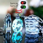 different 3d laser car logo crystal key chain promotion gifts
