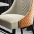 Import Ding Chair  Solid Wood Leisure Hotel Nordic patchwork Luxury Wooden Dining Chair from China