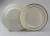 Import Disposable Eco-Friendly Wedding Party Bronze Round Plastic Dish Plate from China