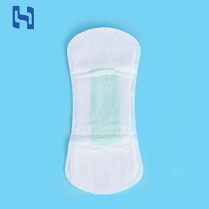 Disposable panty liner raw material unscented ultra thin panty liner with wings for ladies