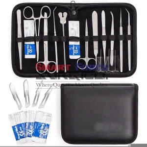 Dissection Kit Advanced 24 Pieces Medical Student Instruments 3 T Pins Biology Tools Stainless Steel Scalpel Handle