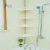 Import DIY 4 tier shelves telescopic bathroom accessories shampoo storage rack from China