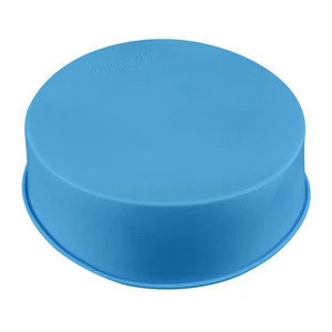 DIY Round Pan Homemade Baking Cake Mould  Silicone Mousse Mold Bakeware Oven Non-stick Baking Tools 7.87IN