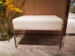 Docarelife Transparent Acrylic Sturdy Vanity Chair Salon Makeup Stool