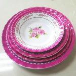 Dongguan manufacturer customized design melamine dishes plates for restaurant & hotel