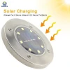 Donlyn 8 led amazon hot sell pathway lawn outdoor solar disk garden light