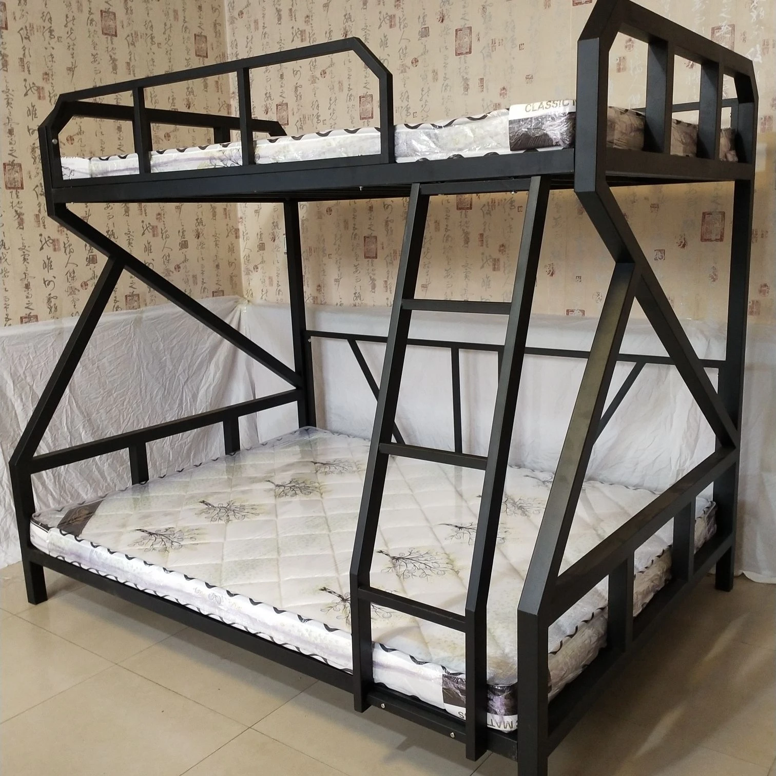Dormitory student  iron  adult storage bunk bed modern bedroom furniture