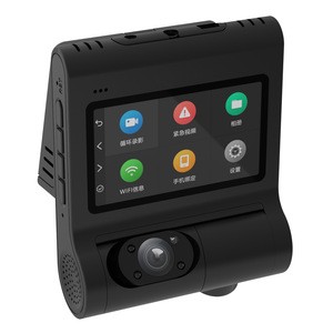 Driver alerting, driving detection driver behavior alarm  4G WIFI dual camera Anti- Fatigue system