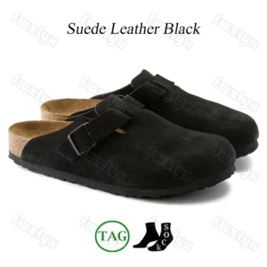 Dropshipping Original design Slippers Birks stock boston Genuine Leather Thick Sole Padded Women Platform Sandals Slippers Shoes
