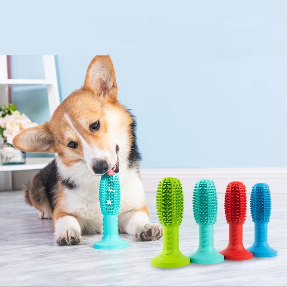 Durable Amazon hot selling pet accessories toys pet teeth cleaning toy dog chew toy interactive