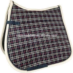 Durable Plaid racing saddle pads