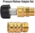 Import DUSICHIN DUS-028 Coupler Pressure Washer Adapter Set Quick Disconnect Kit Quick Release 8-Pack from China