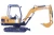 Import Earth-moving Widely Used 7.5ton Crawler Excavator With Factory Price from China