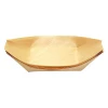 Eco-Friendly Biodegradable Wooden Boat Shaped Serving Tray