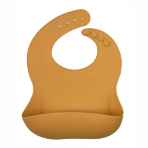 Eco-friendly Bpa Free Silicone Printing logo Customize Wholesale Carrot Print Baby Tableware Silicone Bibs