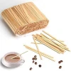 Eco-friendly Coffee and Tea Tool Disposable Bamboo Coffee Stirrer Food Grade Free Sample Wholesale Manufacturer