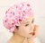 Import eco-friendly home hair hat bath cap customized dot umbrella cloth bow shower cap cloth shower cap from China