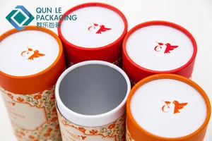 Eco Friendly Packaging Round Paper Packaging Can for Tea
