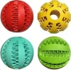eco-friendly squeaky ball rubber dog toys soft rubber pet toy