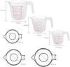 Economy Durable Food Safe 3-Cup Measuring Cup Plastic