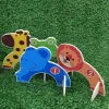 educational  toys outdoor game  kid mini croquet games wooden animal gate ball game  set