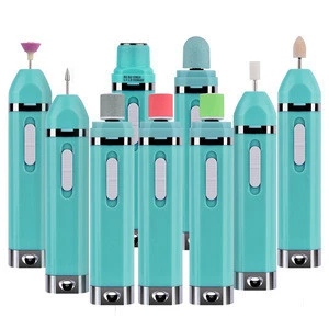Electric Beauty Portable Nail Polisher Electronic Manicure & Pedicure-9 in 1 Kit