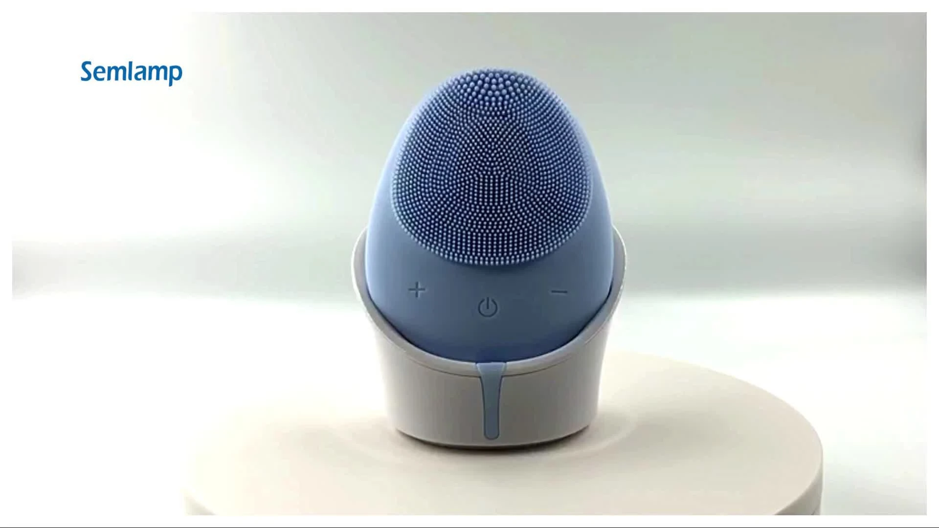 electric facial cleansing brush silicone device for face care