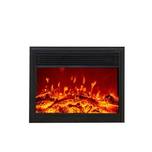 electric fireplace firebox insert burner room heater LED optical fire artificial emulational flame decoration warm air blower