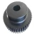 Import engineering machinery large diameter black oxide transmission spur gear from China