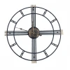 European retro metal iron Rome wall clock silent living room wall hanging simple clock wholesale sales