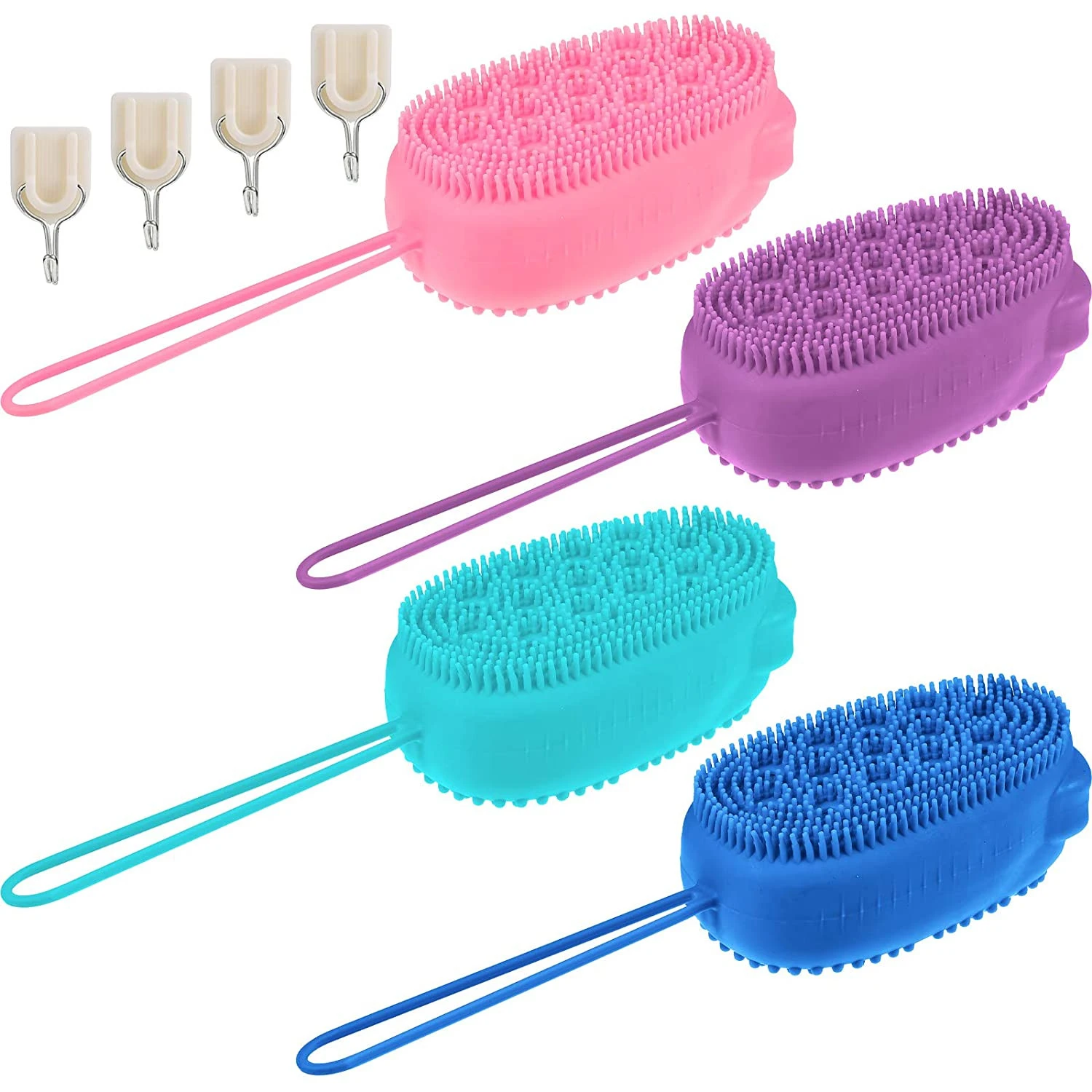 Exfoliating Massage Bath Body Brush Scrubber for Deep Cleaning Skin