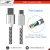 Import Export Quality Data Transmission and Charging Nylon Braided 2A USB C Type Data Cable from China