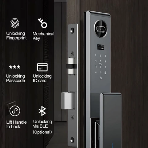 Buy Factory 3d Face Recognition Smart Door Lock With Camera Wifi ...