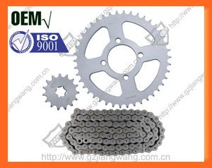 Factory Cheap Price Motorcycle Chain and Sprocket Kit AX100