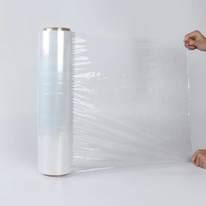 Factory Custom Plastic Packaging film , Stretch Wrapping film PE Protection Transparent Cast Stretch Film Shrink Wrap