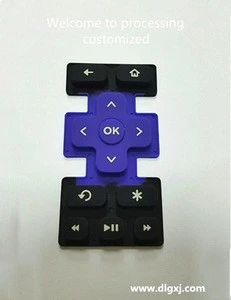 Factory custom TV / audio / air conditioning remote control Silicone Key-Press Silicone keyboard Apple keyboard