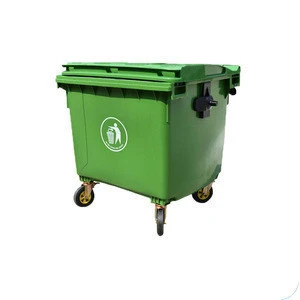 Factory direct durable plastic waste bin/outdoor garbage bin/container