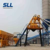 Factory direct offer 35m3/h concrete batching plant PLC control HZS 35 concrete mixing plant