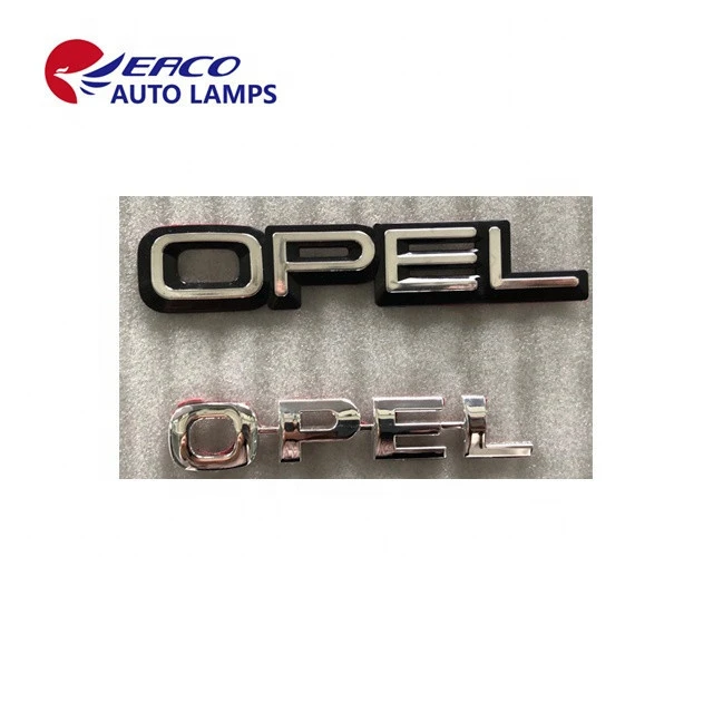 Factory direct sale chrome letters 3D car sticker for opel