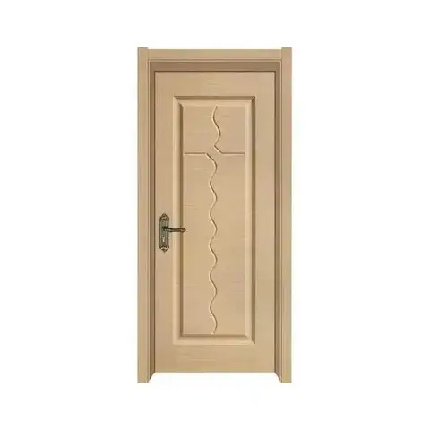 factory direct selling white pvc door for interior doors with handles