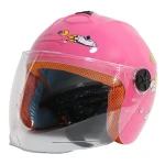 Factory Outlet ABS Half Face Helmet Vintage Style Open Face Safety with Quick Release Closure XL Size Boxed