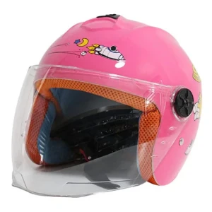 Factory Outlet ABS Half Face Helmet Vintage Style Open Face Safety with Quick Release Closure XL Size Boxed