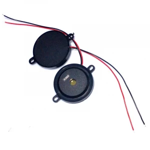 Factory price 23*4.6mm,4khz passive Piezo Buzzer with wire(External drive) QSR-2310B ROHS