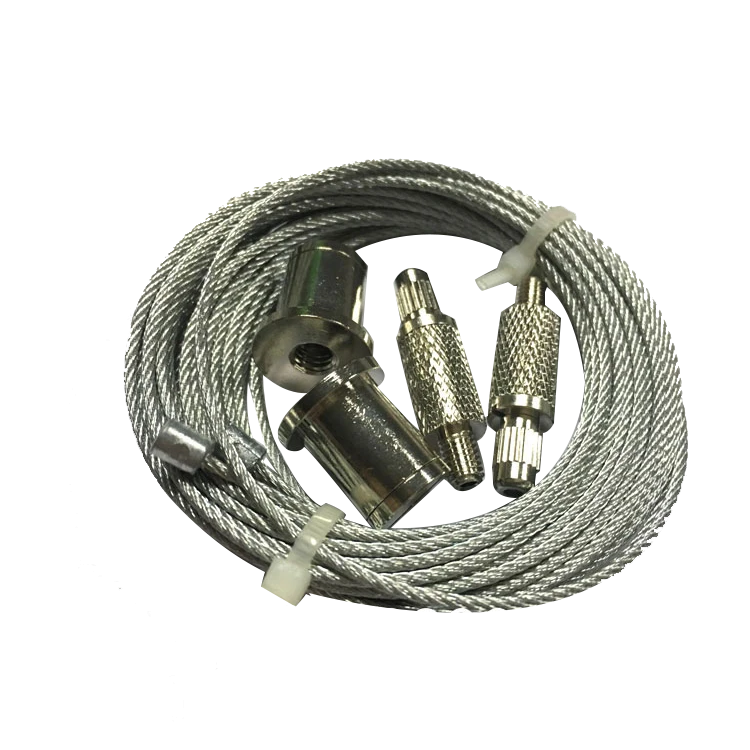 Factory price 304 stainless steel wire rope cable system for Led panel