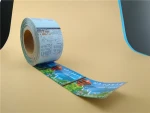 Factory Supply Waterproof Adhesive Transparent Stickers Cosmetic Bottle Packaging Roll Label