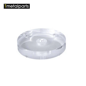 Factory Supplying Customized Clear Round Acrylic Lamp Base Light Base in Lighting Accessories