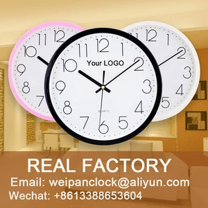 Factory wholesale Custom Cheap Popular Style Wall Clock for Home Decoration