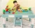 Import Factory Wholesale High Quality Kindergarten Indoor Children Plastic Study Table and Chair Set from China