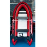 Factory Wholesale New Design Inflatable Fishing Boat 0.9mm Aluminum Hull Sport Yacht for Water Sports OEM ODM Rib Boat China